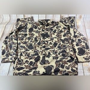 Mens Vintage Walls Master Made Brown Duck Camo Bib Coveralls Size 2XL Tall